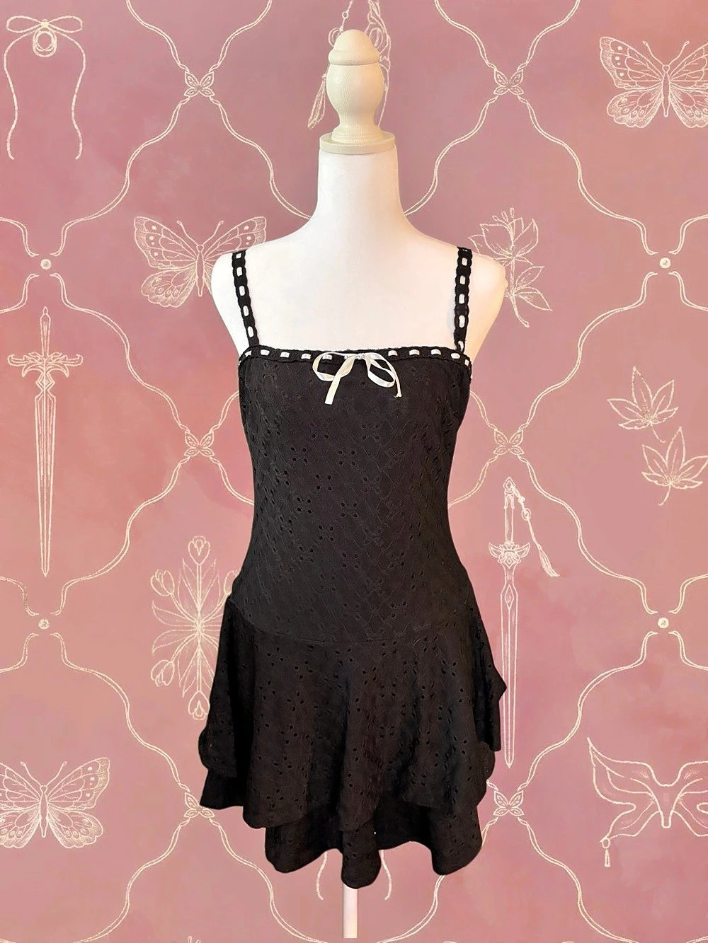 Ruffle Drop-waist Romper